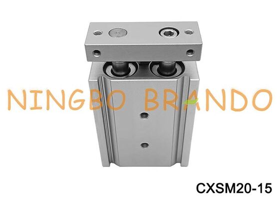 Typ SMC CXSM20-15 cyl Prowadnica Pneumatyczny cylinder pneumatyczny z podwójnym prętem, średnica 20 mm, skok 15 mm