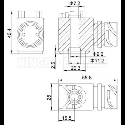 Cewka elektromagnesu 24V DC do zaworu elektromagnetycznego hamulca pneumatycznego ciężarówki A5410560304