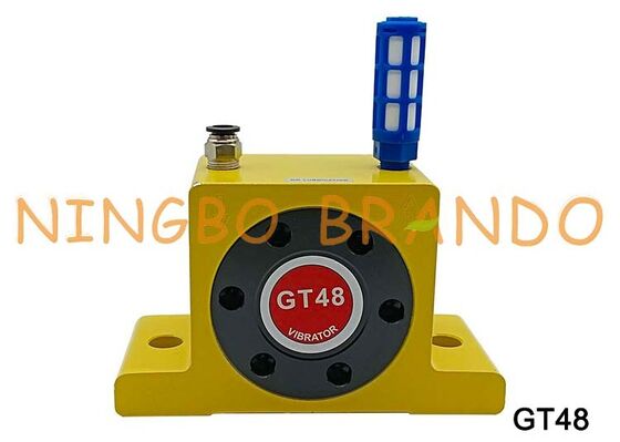 GT48 3/8'' Pneumatyczne wibratory turbinowe Cichy złoty wibrator przemysłowy do zbiornika Golden