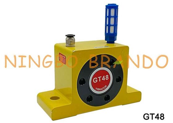 GT48 3/8'' Pneumatyczne wibratory turbinowe Cichy złoty wibrator przemysłowy do zbiornika Golden