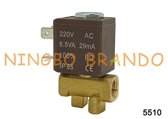 Zawór elektromagnetyczny mosiężny typu CEME dla przemysłu 5510 NC 1/8 '' 24 V 220 V
