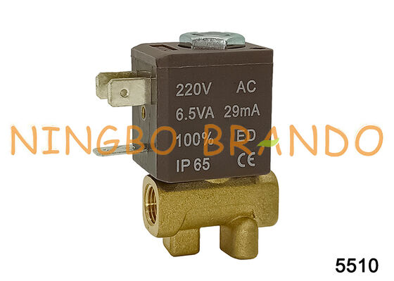 Zawór elektromagnetyczny mosiężny typu CEME dla przemysłu 5510 NC 1/8 '' 24 V 220 V
