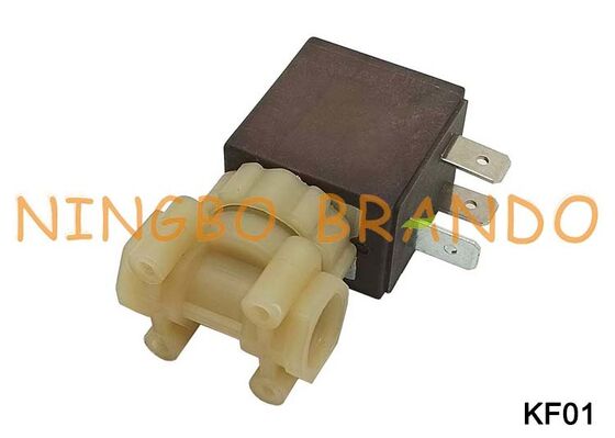 CEME Typ 1/8 '' 2-drożny NC Food Grade Safe PA66 Plastikowy zawór elektromagnetyczny wody KF01
