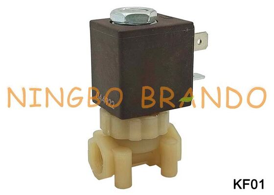 CEME Typ 1/8 '' 2-drożny NC Food Grade Safe PA66 Plastikowy zawór elektromagnetyczny wody KF01