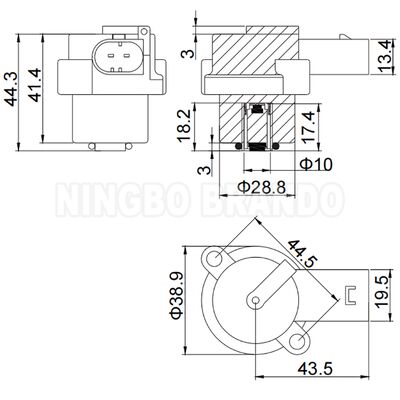 12VDC 4Z01015200 Spiral magnetyczny dla sprężarki pompy zawieszenia powietrza