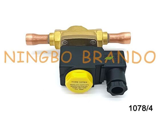 Zawór elektromagnetyczny typu Castel 1/2 '' lutowany 1078/4 1078/4A6 1078/4A7 24V 110V 220V