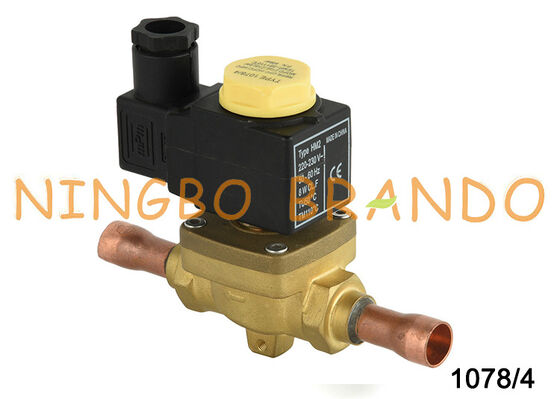 Zawór elektromagnetyczny typu Castel 1/2 '' lutowany 1078/4 1078/4A6 1078/4A7 24V 110V 220V