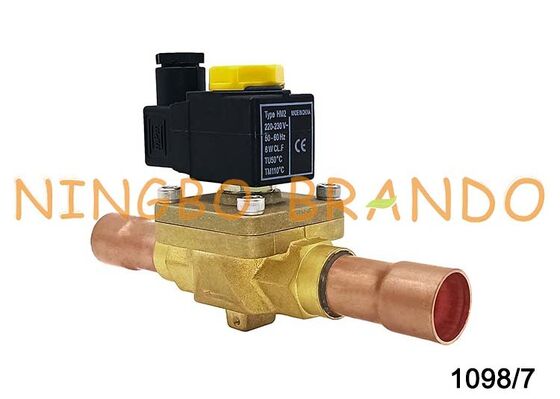 1098/7 Castel Typ Zawór Elektromagnetyczny Zwykle Zamknięty 7/8'' Lutowany 1098/7A7