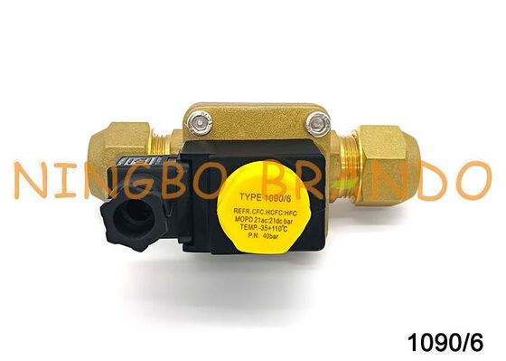 Zawór elektromagnetyczny chłodniczy Castel typ 1090/6 Flare 3/4'' SAE