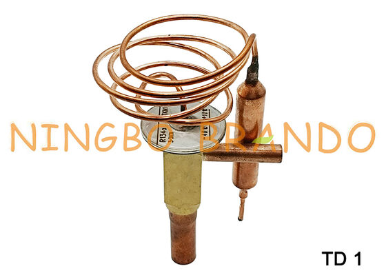 Termostatyczny zawór rozprężny Danfoss Typ TD1 R134a R22 R407C R404A