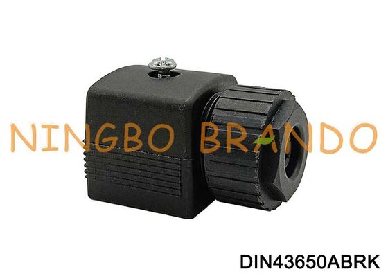 Złącze wtykowe kabla cewki elektromagnetycznej typu 2508 DIN43650A 18 mm DIN 43650 Typ A