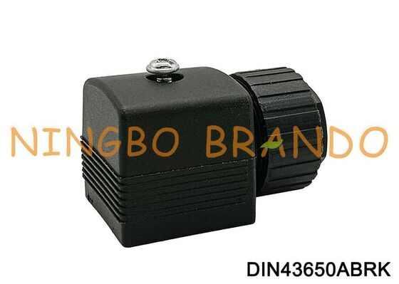 Złącze wtykowe kabla cewki elektromagnetycznej typu 2508 DIN43650A 18 mm DIN 43650 Typ A