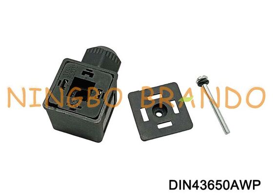 DIN43650A Wodoodporne złącze cewki zaworu elektromagnetycznego IP67