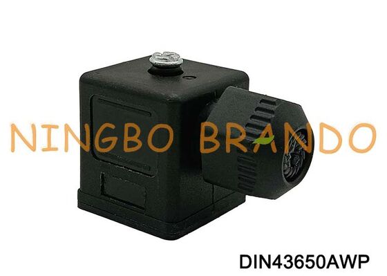 DIN43650A Wodoodporne złącze cewki zaworu elektromagnetycznego IP67