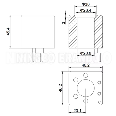Typ Vickersa P/N 02-101731 P/N 02-101732 Hydrauliczna cewka elektromagnetyczna 110 V 220 V
