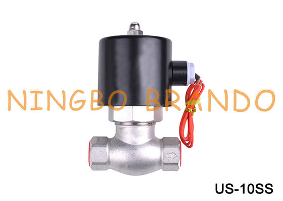 Zawór elektromagnetyczny pary US-10 2L-10 3/8 '' Zawór elektromagnetyczny ze stali nierdzewnej 24 V 220 V