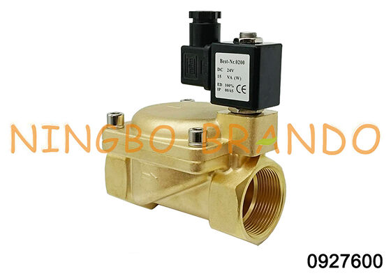 Zawór elektromagnetyczny sterowany pilotem z mosiądzu serii 0927 0927600 1-1/2''