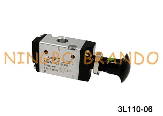Airtac Typ 3L110-06 3L Zawór sterujący powietrzem Push-Pull 3/2-drogowy