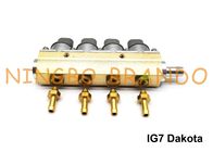RAIL Typ IG7 Dakota Navajo Szyna wtryskiwacza 2 Ohm 4 Cylinder Aluminiowy korpus na LPG CNG
