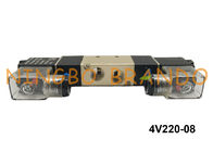 BSPT 1/4 &quot;4V220-08 Typ pneumatyczny elektrozawór AirTAC Podwójne elektryczne światło kontrolne DC24V