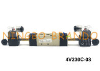 4V230C-08 PT 1/4 &quot;Elektrozawór typu AirTAC Podwójne sterowanie elektryczne 5/3 Way 12VDC