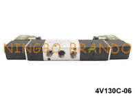AirTAC Typ 5/3 Way BSPT 1/8 '' Pneumatyczny zawór elektromagnetyczny 24VDC 220VAC 4V130C-06