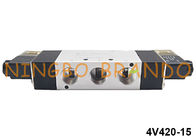5-drożny 2-pozycyjny pneumatyczny zawór elektromagnetyczny Airtac typ 4V420-15 12 V 24 V.