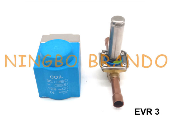 Zawór elektromagnetyczny instalacji chłodniczej Danfoss typ EVR 3 3/8 '' 032F1208