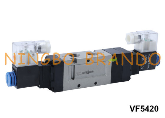 Pneumatyczny zawór elektromagnetyczny sterujący VF5420 SMC typu 5/3 24 V 220 V.