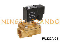 PU220A-03 2-drożny mosiężny zawór elektromagnetyczny typu Shako NC 3/8 &amp;#39;&amp;#39; 24VDC