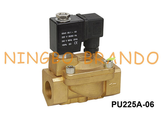 PU225A-06 Zawór elektromagnetyczny mosiężny 3/4'' Shako 24 110 220 V Vol