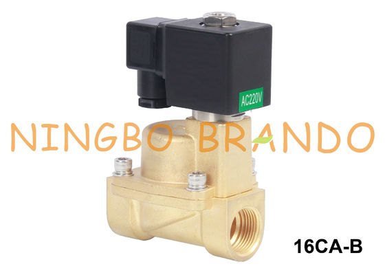 3/8 '' 1/2 '' 3/4 '' 1 '' Mosiężny zawór elektromagnetyczny gorącej wody i pary 24V 220V