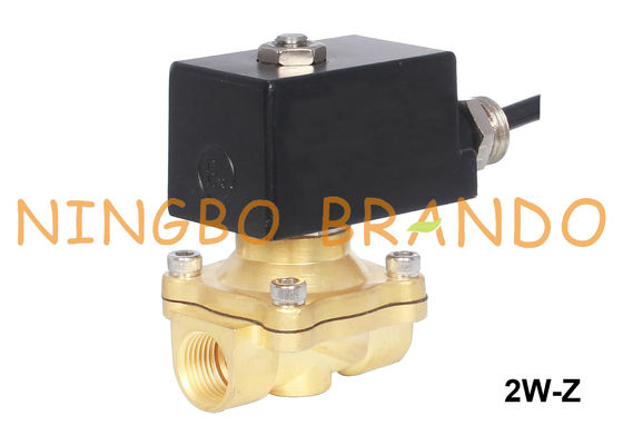Przeciwwybuchowy mosiężny zawór elektromagnetyczny 3/8 '' 1/2 '' 3/4 '' 1 '' 24 V 220 V