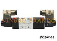 4V230C-08 Airtac typ 5/3-drożny pneumatyczny zawór elektromagnetyczny 24VDC 220VAC