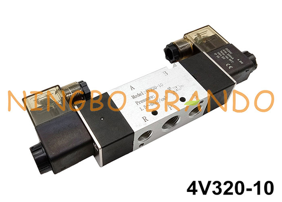 4V320-10 Pneumatyczny zawór elektromagnetyczny 3/8 '' 5/2 Way 24VDC 220VAC