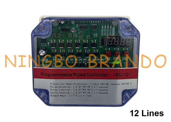 12-liniowy regulator czasowy odpylacza Sterowanie czasowe zaworu impulsowego