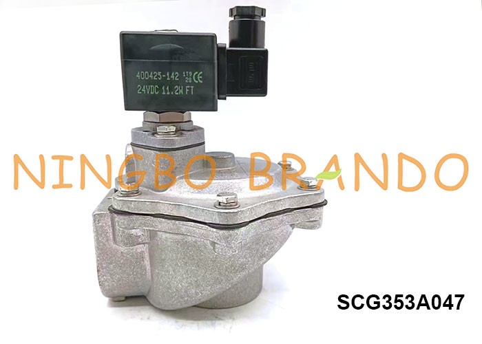 1,5 &quot;SCG353A047 Zintegrowany zawór impulsowy z membraną kątową 12VDC 24VDC 110VAC 220VAC