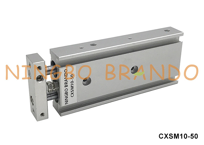 CXSM10-50 SMC Typ Dwuprzęgłowy Cylinder Pneumatyczny 10 mm Wylotowy 50 mm Uderzenie