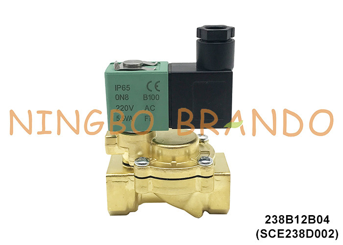SCE238D002 1/2' ASCO Typ mosiężny elektryczny zawór magnetyczny 220VAC 110VAC 24VDC