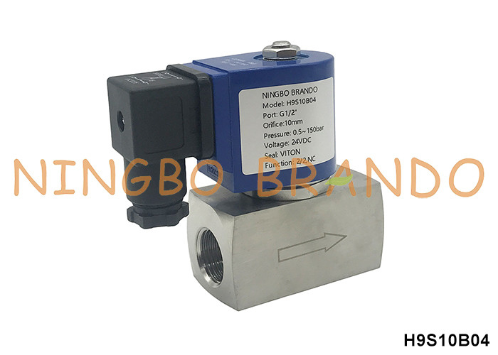 150 bar 1/2'' Wyrzutnik wysokiego ciśnienia dla wody i gazu powietrza 24V 110V 220V