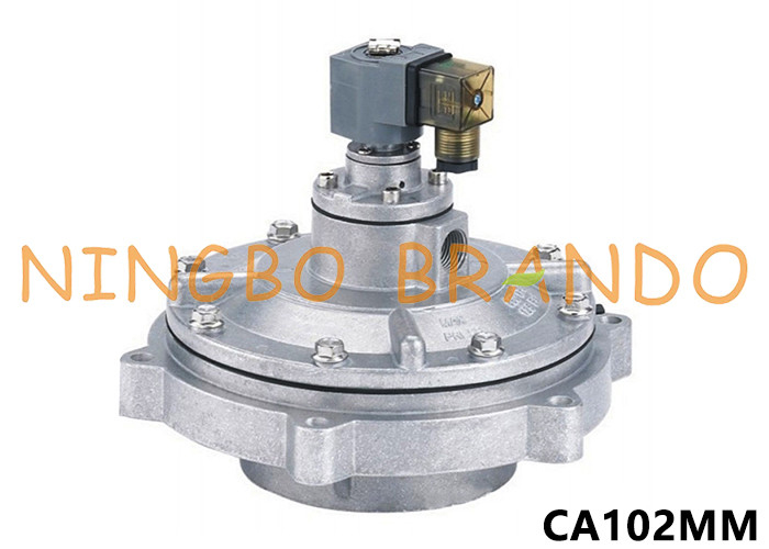 CA102MM 4'' Pulsowy Zawór Odrzutowy pełnego zanurzenia do filtra workowego 24V DC 220V AC