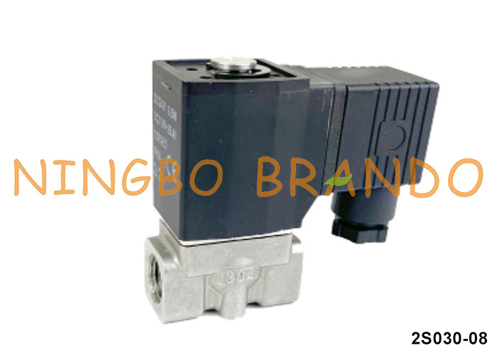 2S030-08 Zawór magnetyczny typu Airtac ze stali nierdzewnej 24V 110V 220V 1/4&quot;