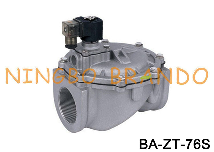 3-calowy elektrozawór impulsowy przelotowy do odpylacza 24V 110V 220V