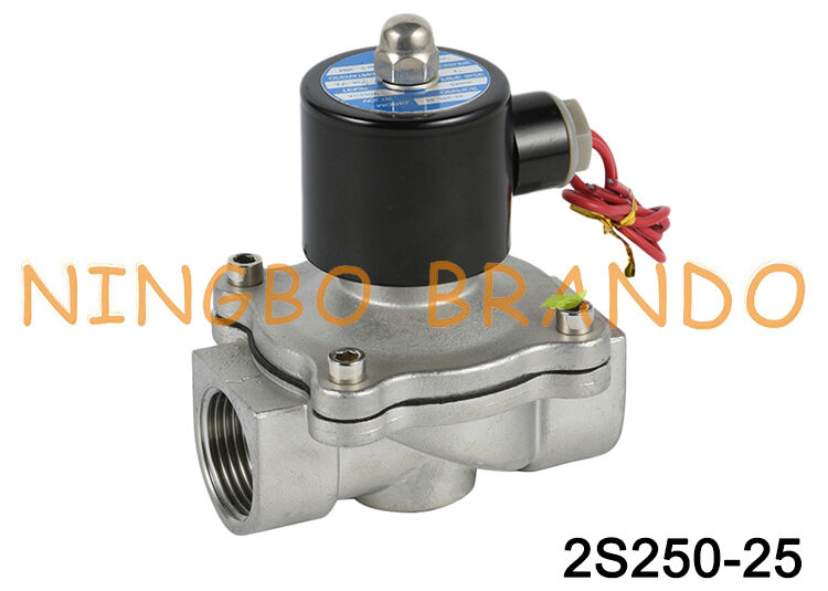 2S250-25 1'' 2/2 Way Valve ze stali nierdzewnej do oleju wodnego powietrza
