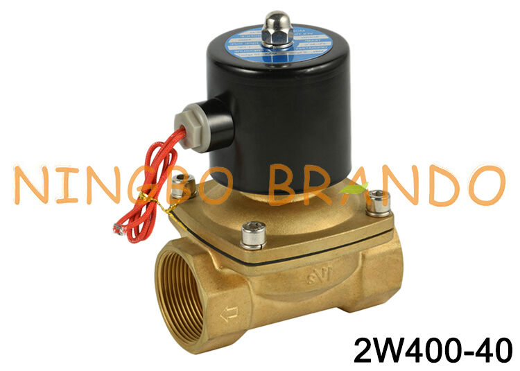 2W400-40 1-1/2'' 2/2 Way Normalnie zamknięty zawór wodny 24VDC