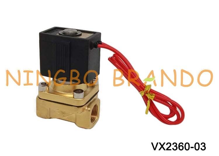 Typ SMC VX2360-03 3/8'' mosiężny zawór elektromagnetyczny AC220V AC110V DC24V