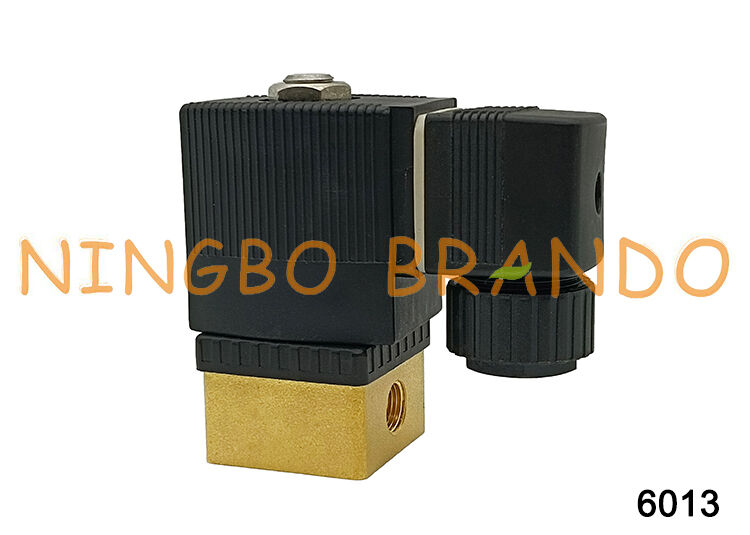 Burkert Typ 6013 Mosiężny zawór elektromagnetyczny bezpośredniego działania 1/8'' 1/4''