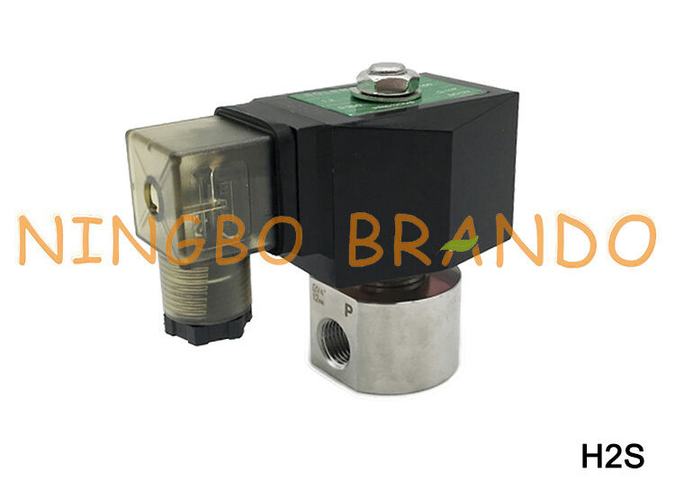 Zawór elektromagnetyczny wysokiego ciśnienia G 1/8'' cala Stal nierdzewna 230 V 220 V 200 bar