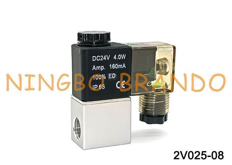 AIRTAC typ 2V025-08 normalnie zamknięty 12V 24V 220V pneumatyczny zawór elektromagnetyczny powietrza
