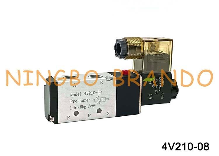 Airtac Typ 4V210-08 Elektrozawór powietrza 5/2-drogowy Seria 4V200